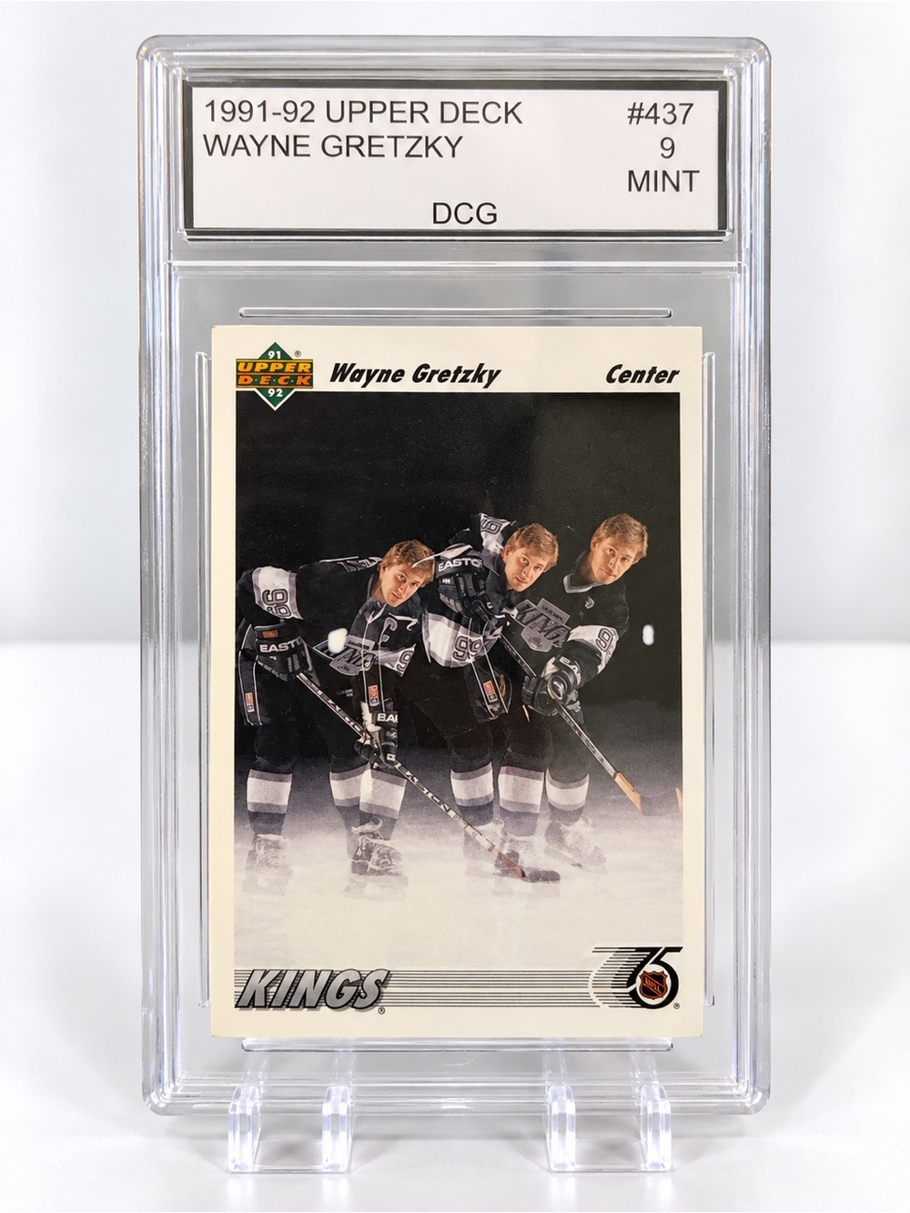 Upper Deck Wayne Gretzky 1991-92 Hockey Card - Black